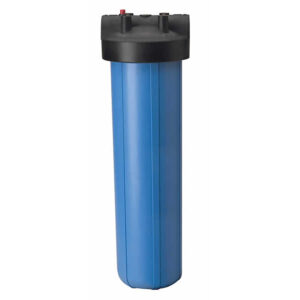 150235 20" Pentek Big Blue Filter Housing w/ 1.5" Ports & Pressure Release (Accepts 20" x 4.5" Cartridges)