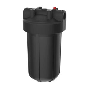 150426 10" Pentek Big Black Filter Housing w/ 1" Ports & Pressure Release (Accepts 10" x 4.5" Cartridges)