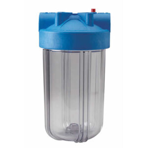166219 10" Pentek Filter Housing (Big Clear) w/ 1" Ports & Pressure Release
