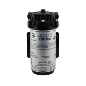 Aquatec Booster Pump with 1/4" JG Fittings for 50 GPD RO