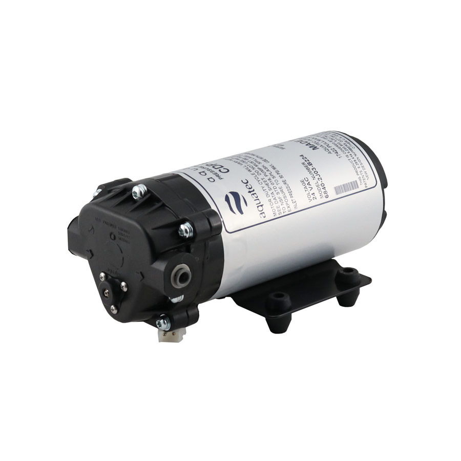 Aquatec Booster Pump with 1/4" JG Fittings for 50 GPD RO - Image 2
