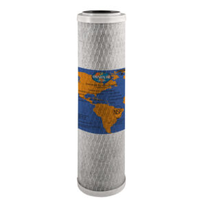 9.75" x 2.87" 1 Micron Carbon Block Water Filter, Omnipure OMB934-1ML w/ Lead & Cyst Removal