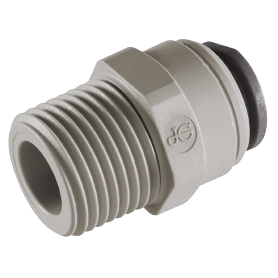 John Guest 1/4" x 1/4" NPTF Male Connector (Acetal)