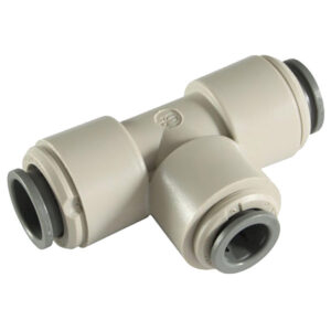John Guest 1/2" x 1/2" x 3/8" Reducing Branch Tee (Acetal)