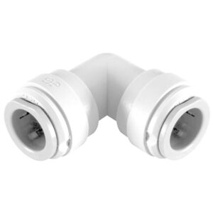 John Guest 3/8" Union Elbow (White Polypropylene)