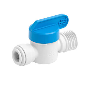 John Guest 3/8" x 3/8" NPTF Male Valve