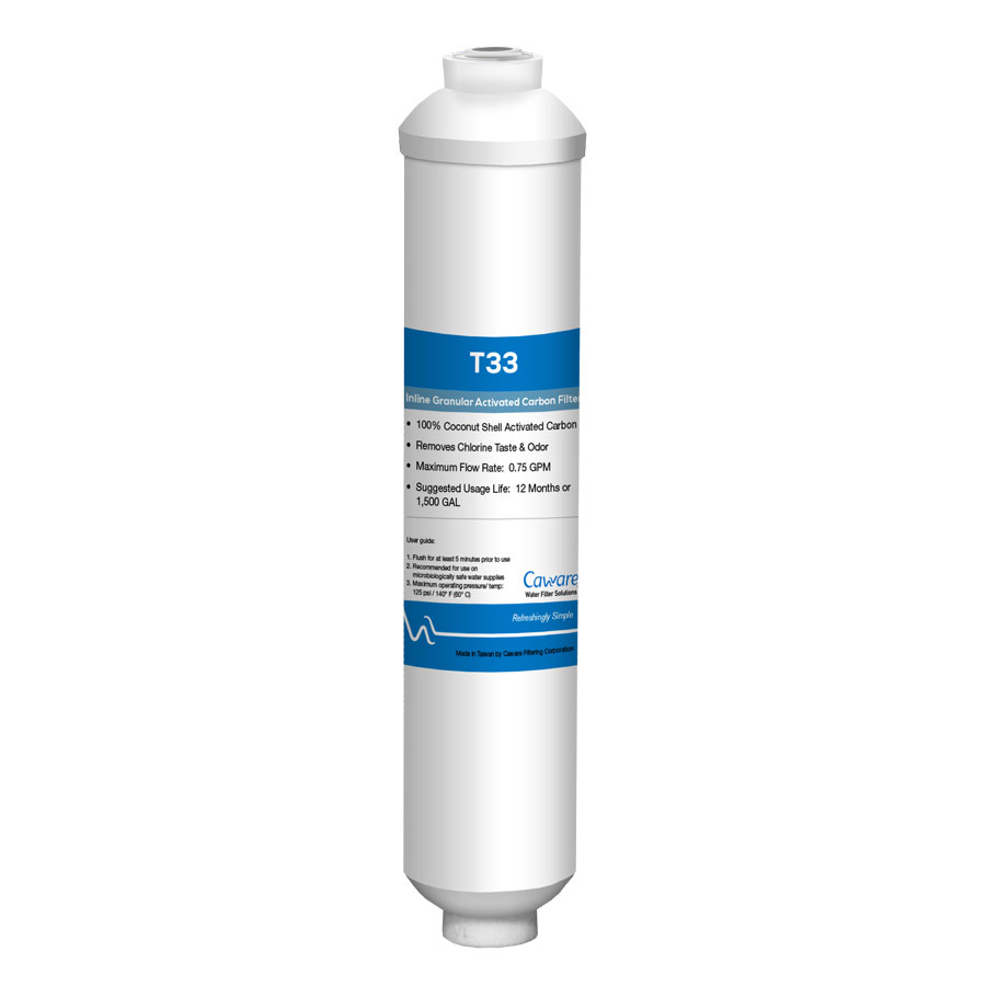 T33 Inline Granular Activated Carbon Filter