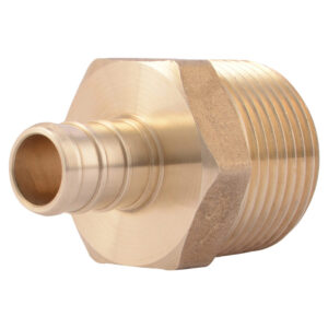 1/2" x 3/4" MNPT-Threaded SharkBite PEX-Reducing Male Adaptor, Lead-Free