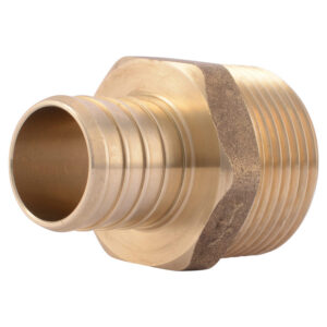 1" x 1" MNPT-Threaded SharkBite PEX Male Adaptor, Lead-Free