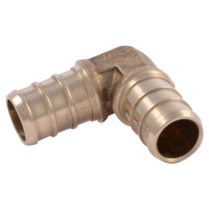 1/2" x 1/2" 90-Degree SharkBite PEX Elbow Connector, Lead-Free