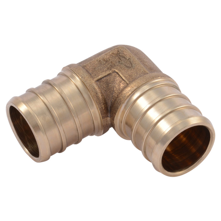3/4" x 3/4" 90-Degree SharkBite PEX Elbow Connector, Lead-Free