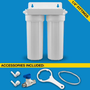 Dual Stage Under-sink Filter System (H2O UCF-02-14-JG)