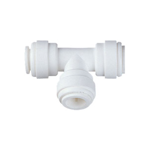 Organic 1/4" x 1/4" x 1/4" Quick-Connect Union Tee