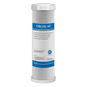 10" x 2-1/2" Carbon Block Water Filter, 1, 5, or 10 Micron (CA Ware)